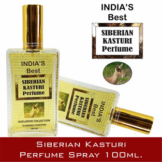 Perfume Spray For Men|Women|Pooja Use Siberian Kasturi 100 ML Spray Pack