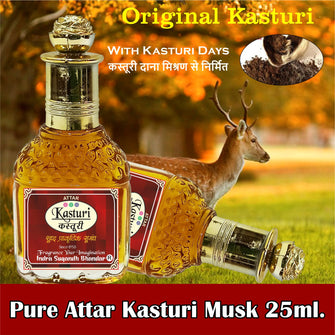 Real Kasturi With Kasturi Days 25ml Rollon Pack