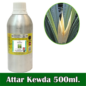 Pure Ruh Kewda|Kewra  500ml With Free RollOn  Pack
