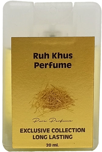 Pocket Perfume For Men & Women Ruh Khus Vetiver 20 ML Spray Pack