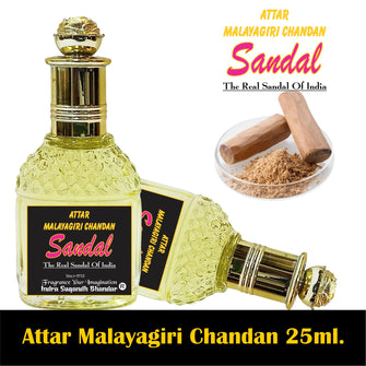 Real and Classic Malayagiri Chandan|SandalWood 25ml Rollon  Pack