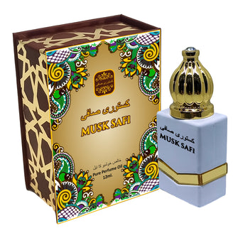 Musk Safi Concentrated Perfume Oil 24 Hours Long Lasting Fragrance 12ml Rollon Box Pack