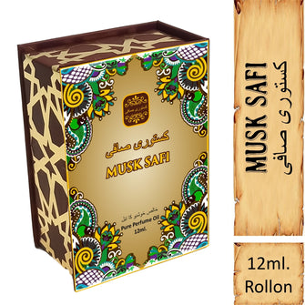Musk Safi Concentrated Perfume Oil 24 Hours Long Lasting Fragrance 12ml Rollon Box Pack