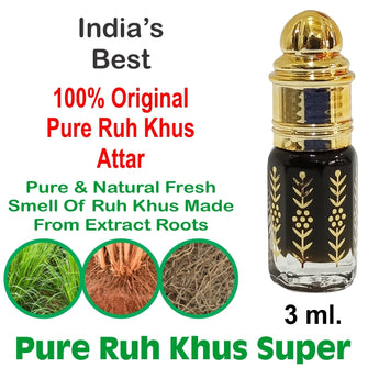 Natural Series Pure Ruh Khus Oil 3ml Rollon Fancy Pack