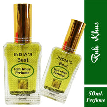 Perfume For Men|Women Ruh-Khus with Green-Khus Crystals 60 ML Spray Pack