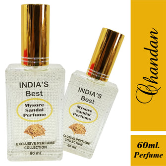 Perfume For Men|Women Shahi Mysore Chandan|Sandalwod 60 ML Spray Pack