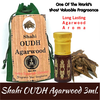 World Best Oudh|Agarwood 3ml Rollon Wooden Pack